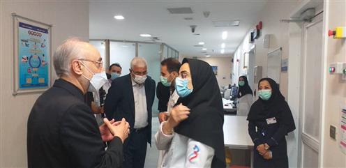 بازدید رئیس سازمان انرژی اتمی ایران از بیمارستان رضوی مشهد ۱۴۰۰/۰۴/۳۱